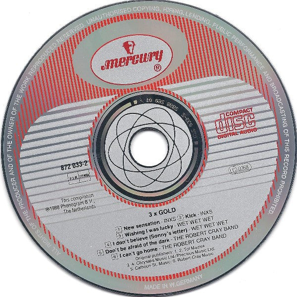 INXS - Wet Wet Wet - The Robert Cray Band : 3 X Gold (CD, EP, Comp)