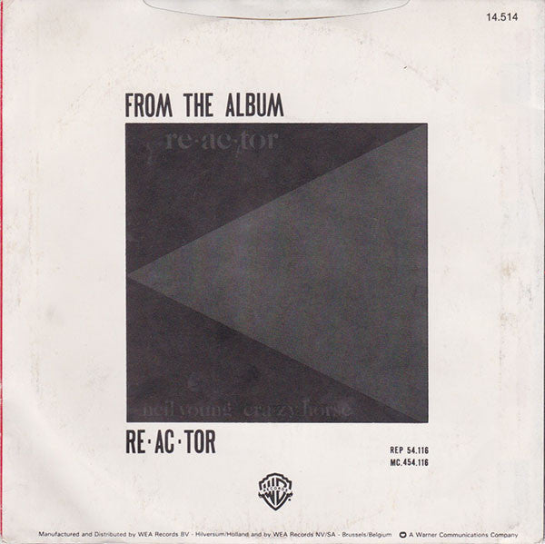 Neil Young : Southern Pacific (7")