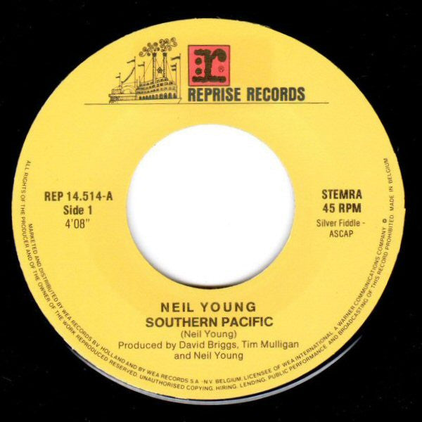Neil Young : Southern Pacific (7")