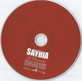 Saybia : I Surrender (CD, Maxi, Enh)