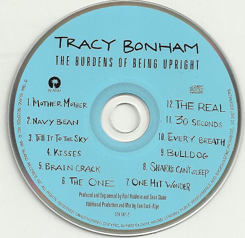 Tracy Bonham : The Burdens Of Being Upright (CD, Album)