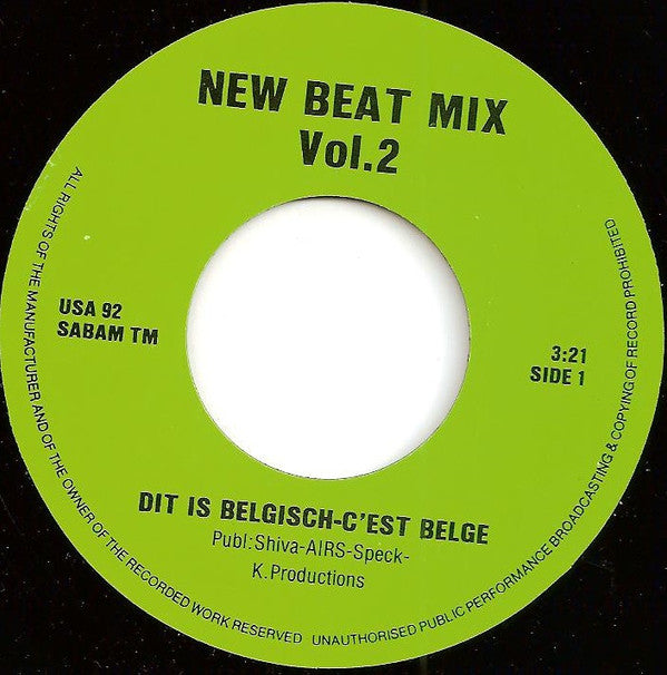 Various : New Beat Mix Vol.2 (7", Gre)