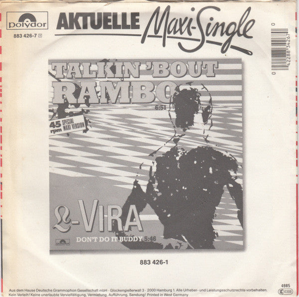 L-Vira : Talkin 'Bout Rambo (7", Single)