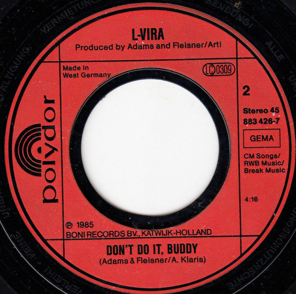 L-Vira : Talkin 'Bout Rambo (7", Single)