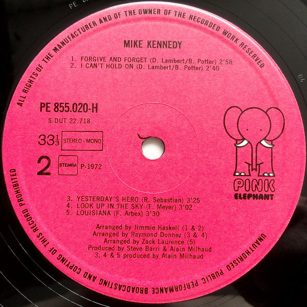 Mike Kennedy : Mike Kennedy (LP)