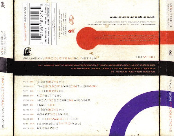 Palm Skin Productions : Künstruk (CD, Album)