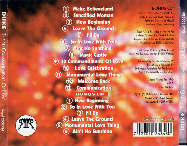 Duke : The 10 Commandments Of Love (2xCD, Album)