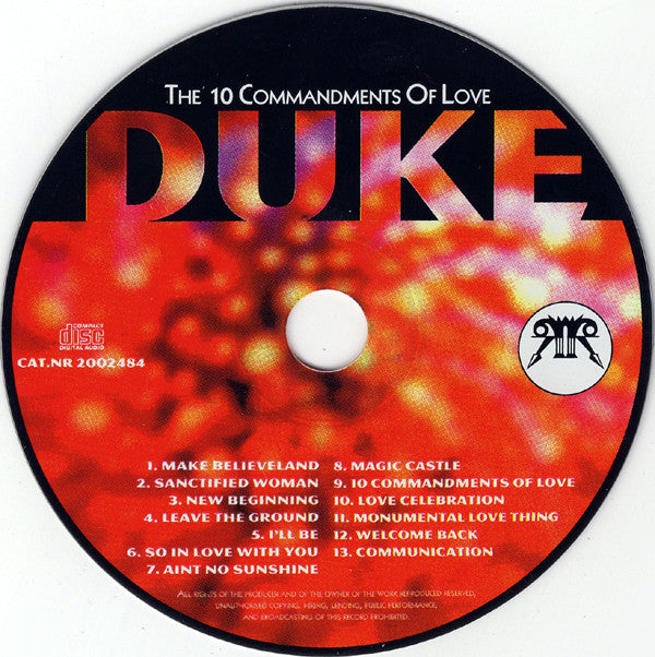 Duke : The 10 Commandments Of Love (2xCD, Album)