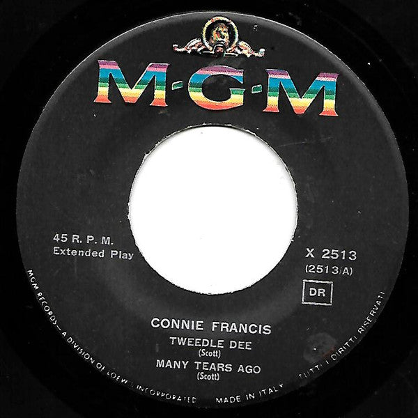 Connie Francis : Jealous Of You (7", EP)