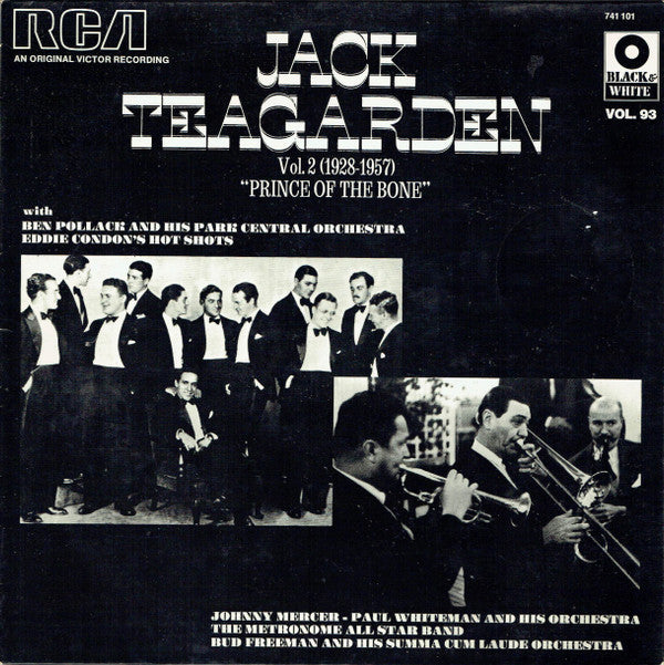Jack Teagarden : Vol. 2 (1928-1957) "Prince Of The Bone" (LP, Comp)