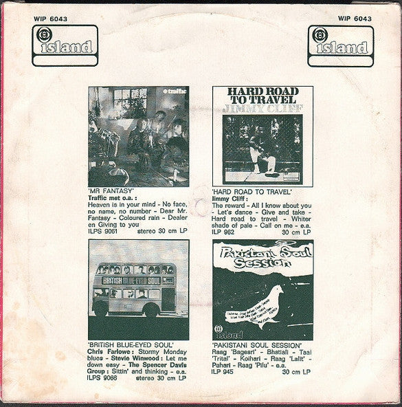 Jethro Tull : A Song For Jeffrey / One For John Gee (7", Single, Mono)