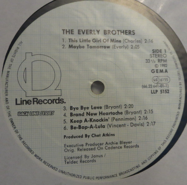 Everly Brothers : The Everly Brothers (LP, Album, Mono, RE)