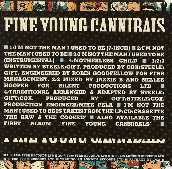 Fine Young Cannibals : I'm Not The Man I Used To Be (CD, Single)