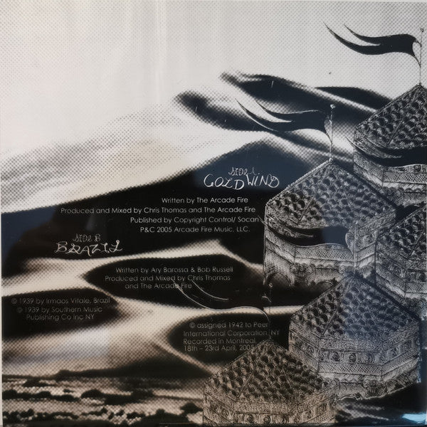 Arcade Fire : Cold Wind / Brazil (7", Single, Cle)