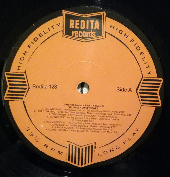 Various : Nashville Country Rock Vol.5: Hillbilly Sweetheart (LP, Comp, Mono)