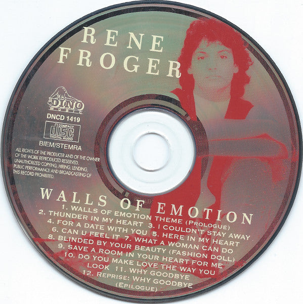 René Froger : Walls Of Emotion (CD, Album)