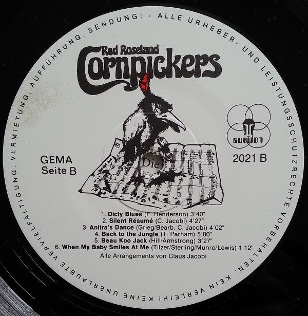 Red Roseland Cornpickers : Red Roseland Cornpickers (LP, Album)