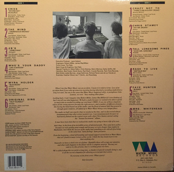 Various : The Water Music Compilation Album (LP, Comp)