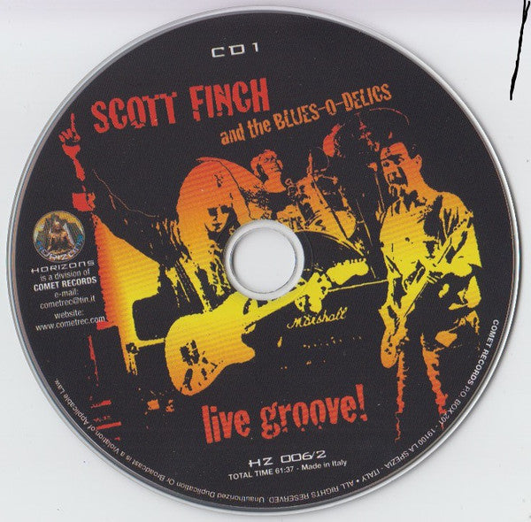Scott Finch & Blues-O-Delics : Live Groove! (2xCD, Album)