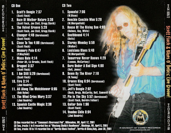Scott Finch & Blues-O-Delics : Live Groove! (2xCD, Album)