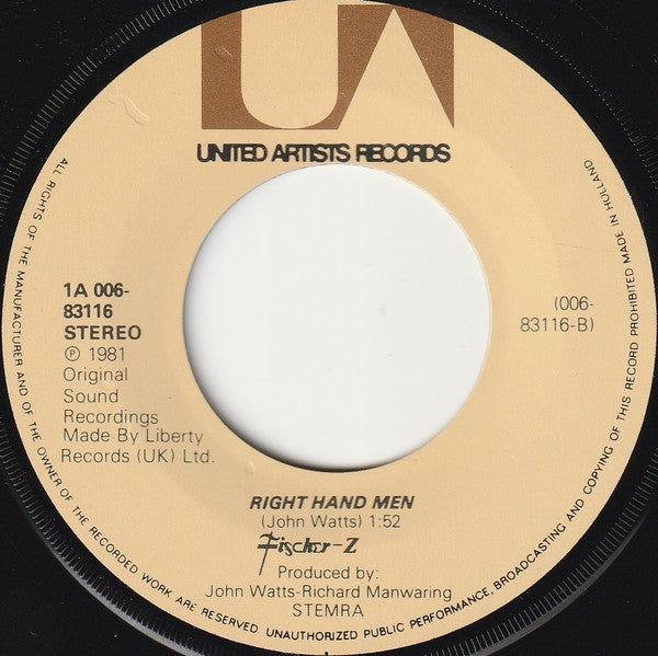 Fischer-Z : Marliese (7", Single)