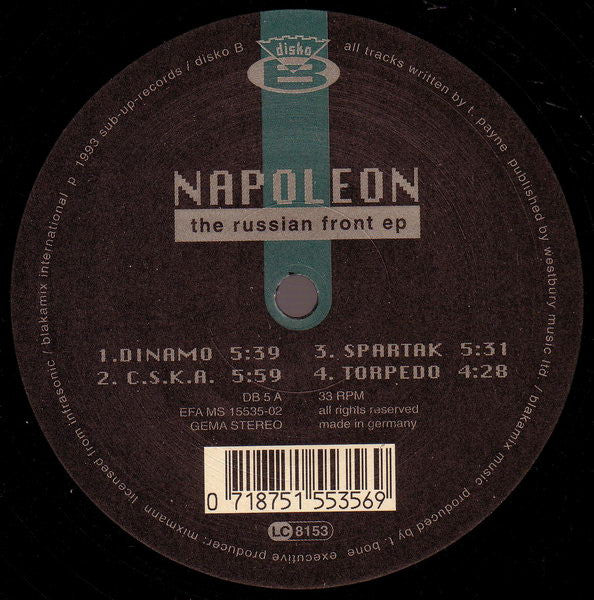 Napoleon : The Russian Front EP (12", EP)