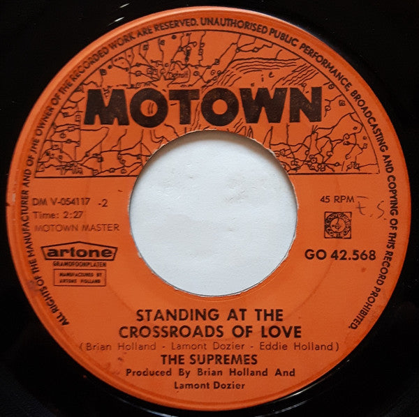 The Supremes : When The Lovelight Starts Shining Through His Eyes / Standing At The Crossroads Of Love (7", Single)