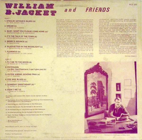 William B. Jacket And Friends : William B. Jacket And Friends (LP, Album)