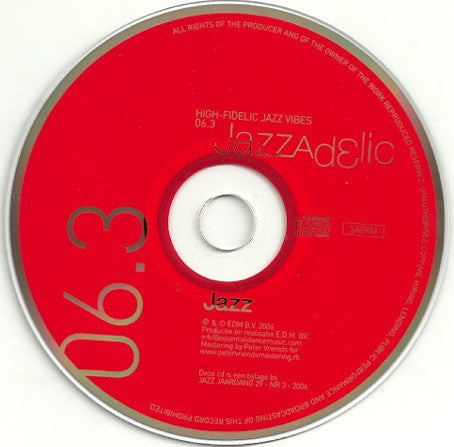 Various : Jazzadelic 06.3 High-Fidelic Jazz Vibes (CD, Comp, Promo)