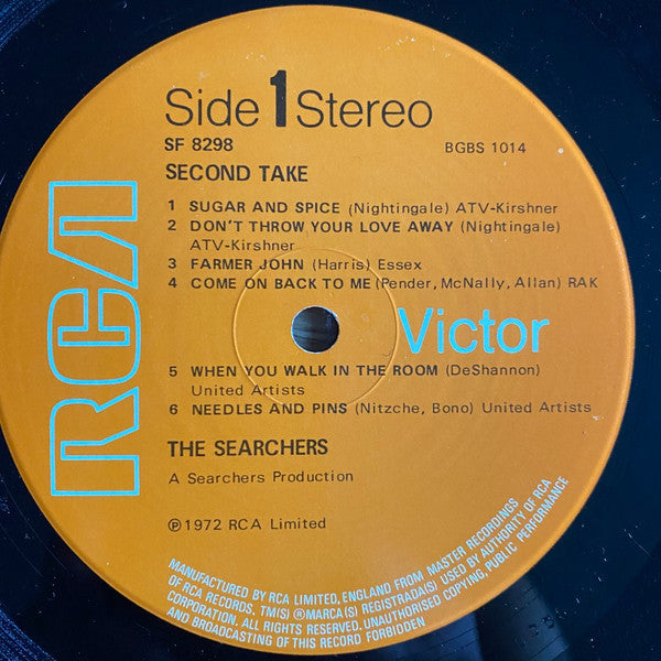 The Searchers : Second Take (LP, Album)