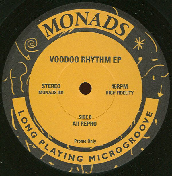 Monads : Voodoo Rhythm EP (12", EP)