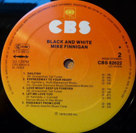 Mike Finnigan : Black & White (LP, Album)