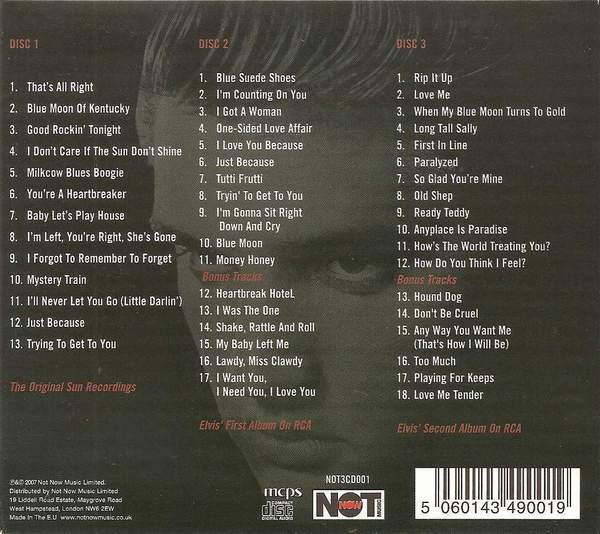 Elvis Presley : The Original Hit Albums (3xCD, Comp, Dig)
