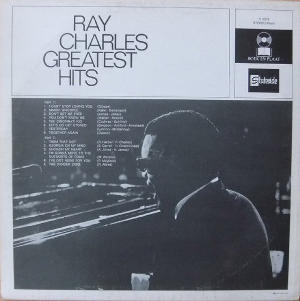 Ray Charles : Greatest Hits (LP, Comp, Mono, Club)