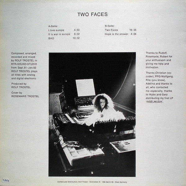 Rolf Trostel : Two Faces (LP, Album)