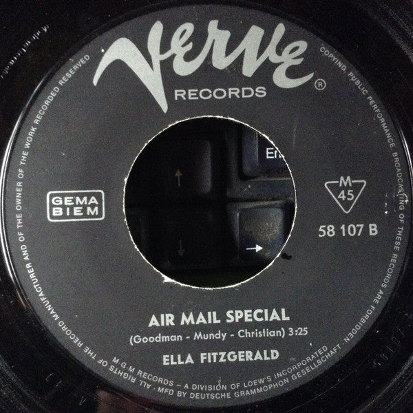 Ella Fitzgerald : I Can't Give You Anything But Love (7")