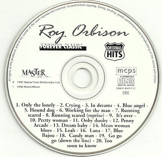 Roy Orbison : Forever Classic Roy Orbison (CD, Comp)