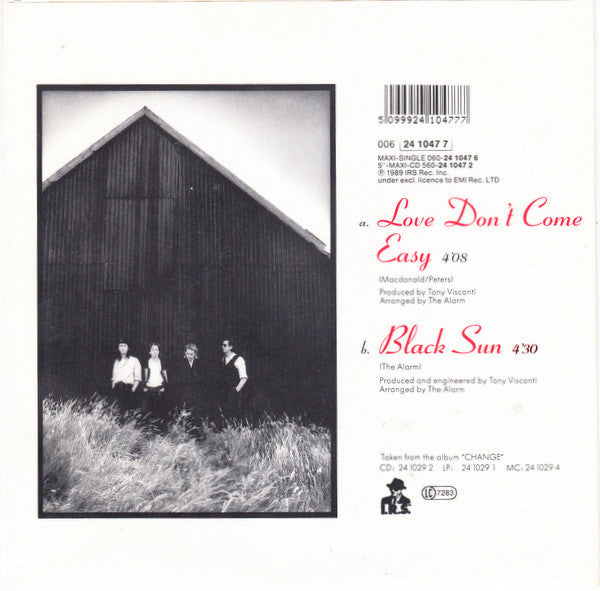 The Alarm : Love Don't Come Easy (7", Single)