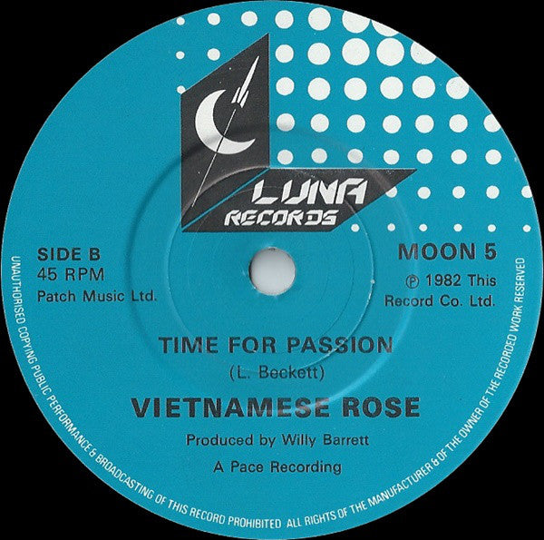Vietnamese Rose : The Young And The Free (7", Single)