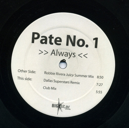 Pate No.1 : Always (12")