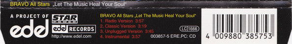Bravo All Stars : Let The Music Heal Your Soul (CD, Maxi)