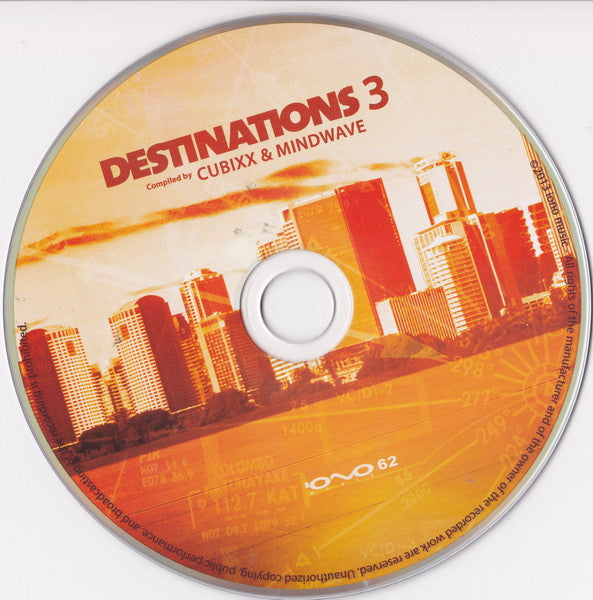 Cubixx & Mindwave : Destinations 3 (CD, Comp)