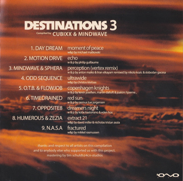 Cubixx & Mindwave : Destinations 3 (CD, Comp)