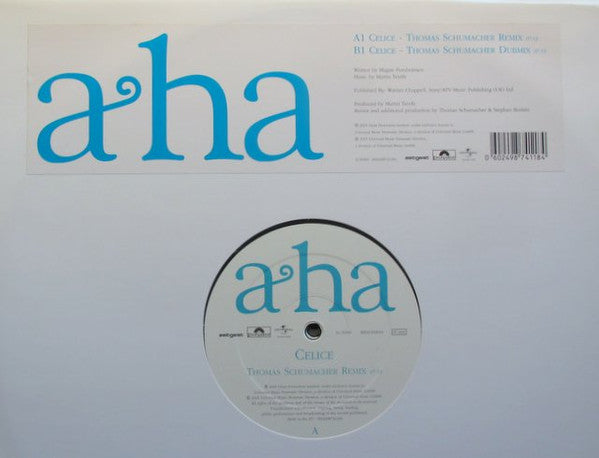 a-ha : Celice (12")