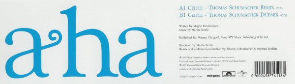 a-ha : Celice (12")