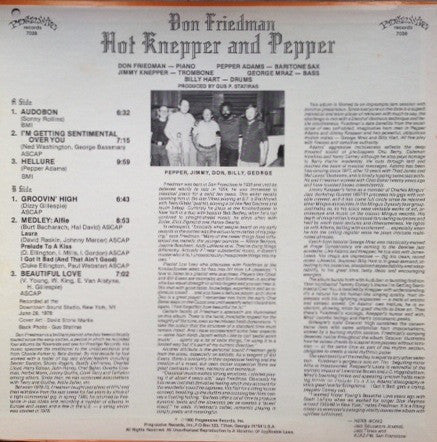 Don Friedman : Hot Knepper And Pepper (LP, Album)