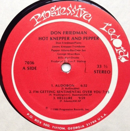 Don Friedman : Hot Knepper And Pepper (LP, Album)