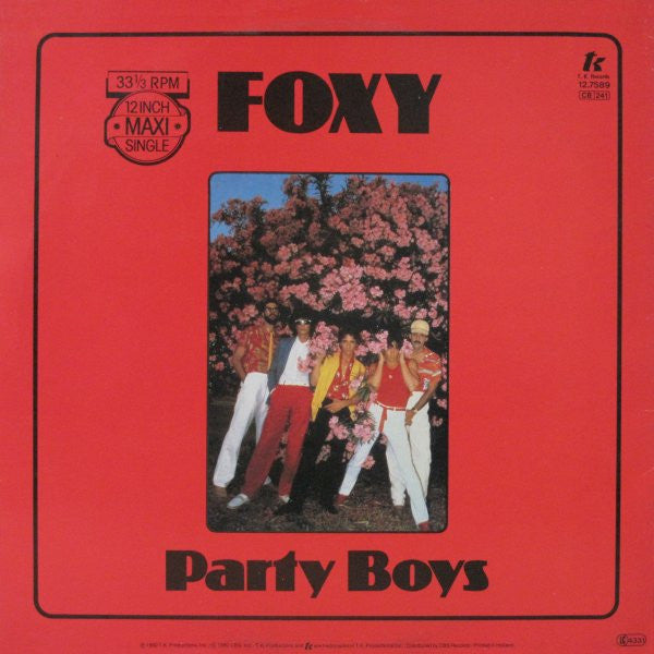 Foxy : Party Boys (12", Maxi)