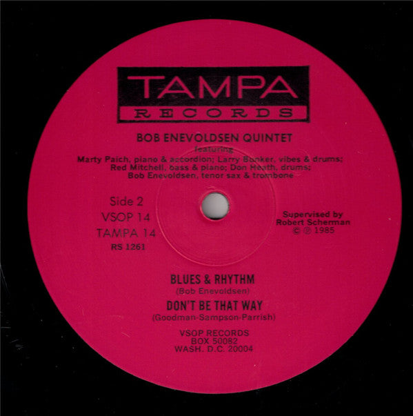 Bob Enevoldsen Quintet : Bob Enevoldsen Quintet (LP, Album, RE)