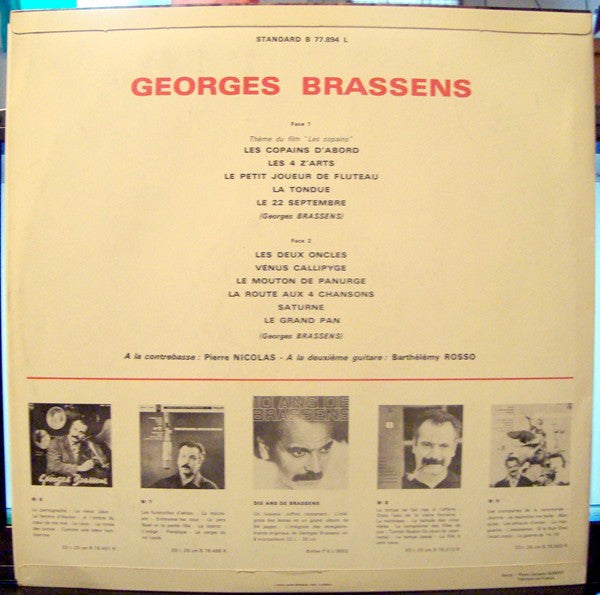Georges Brassens : Brassens  (LP, Album, Mono)